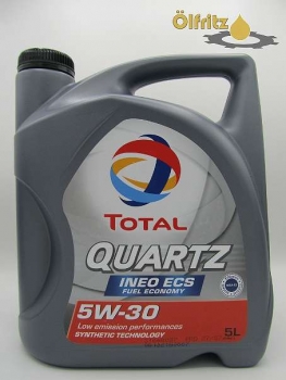 Total Quartz Ineo ECS 5W-30 Motoröl 5l (altes Logo)